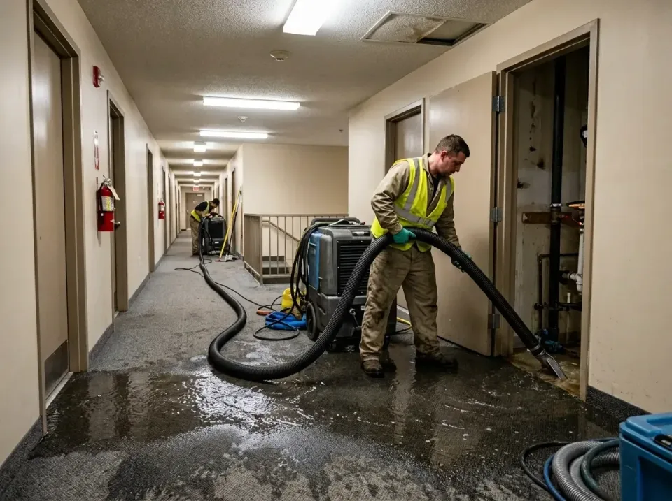 multi-unit-apartment-hallway-f-005 — frequently asked questions, Emergency Burst Pipe Water Extraction & Removal in Huntingd…
